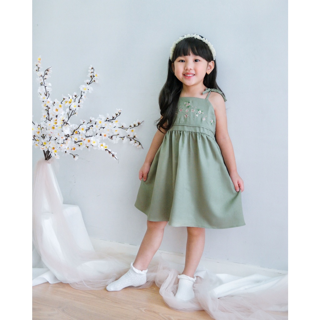 FELYSIA DRESS | Dress Anak | Dress Tunik Anak | Dress Bordir Anak