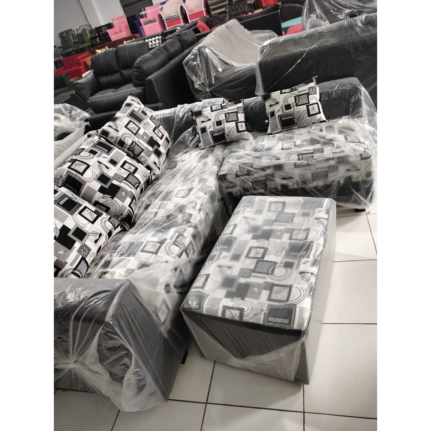 Sofa Tamu L Putih WND