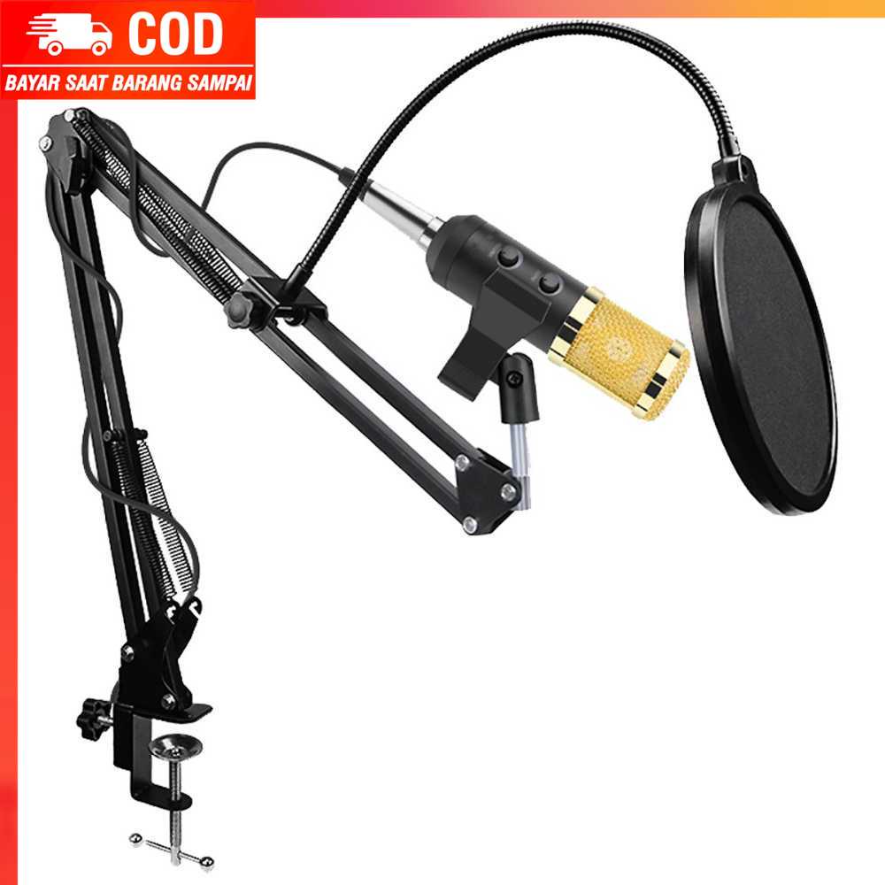 (100% BARANG ORI) Professional Condenser Microphone BM-900+Scissor Arm Stand