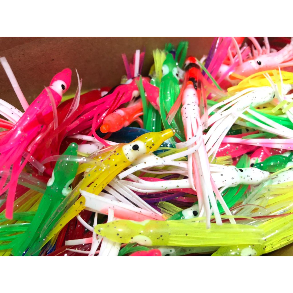 Cumi Karet Eceran Octopus Skirt Assist Jigging Hook