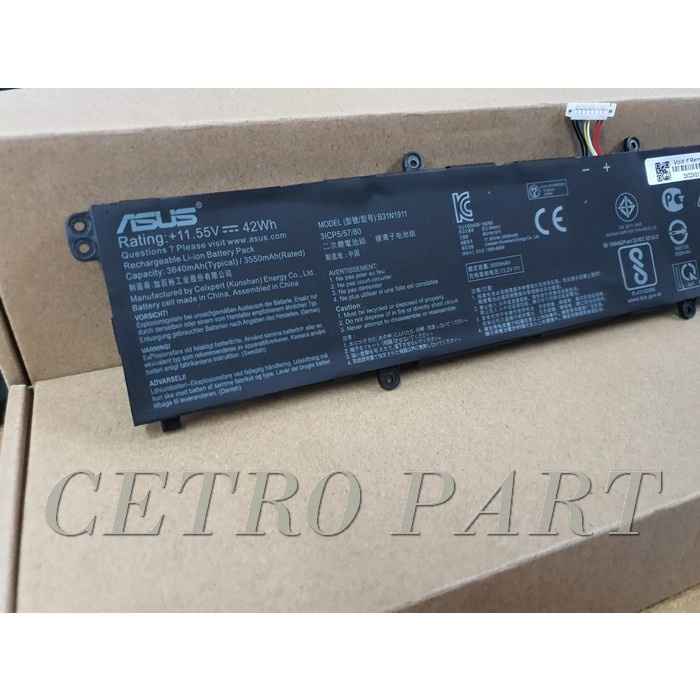 Baterai Asus VivoBook 14 F413 K413 K413FA R428FF V433FA ( B31N1911 )