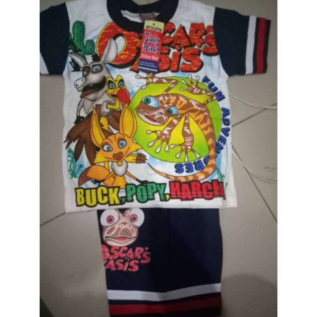 Kaos Setelan Anak Oscar Oasis Tinky Winky Size 4 20 Shopee