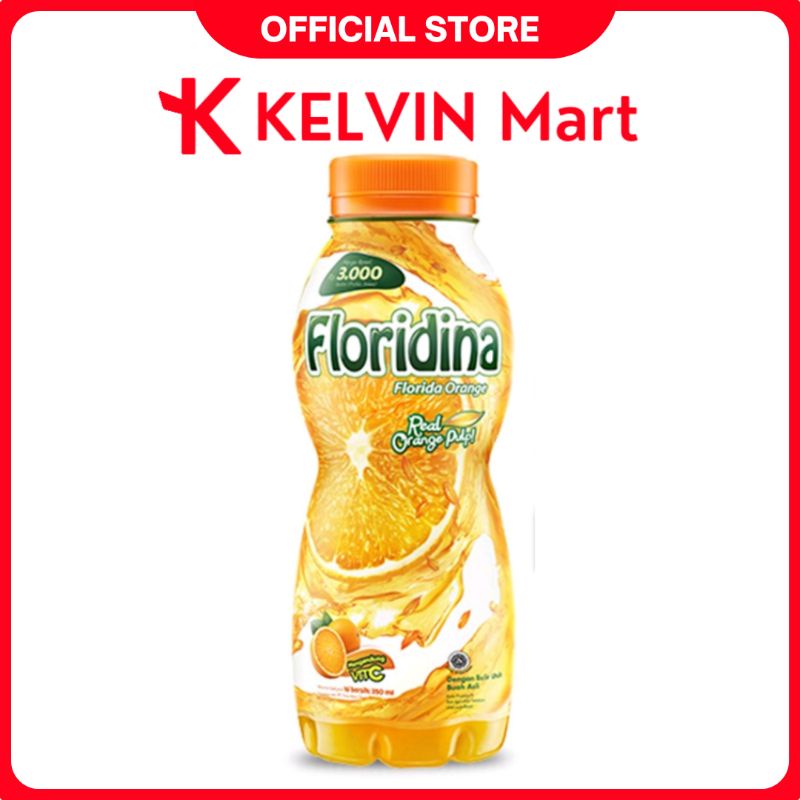 

Floridina Juice Pulp Orange Botol 350mL | Kelvin Mart