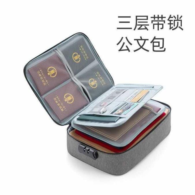 

Office & Stationery | Document Organizer | Tas Dokumen Anti Air Travel Document Bag | Best Seller