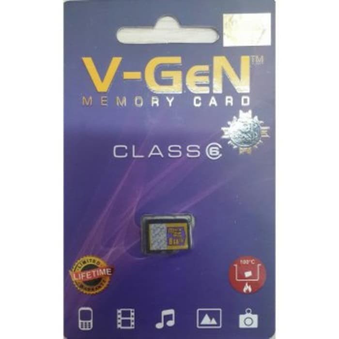 Micro SD Card V-Gen/VGen 8GB Memory Card 16 GB SDHC HC V Gen