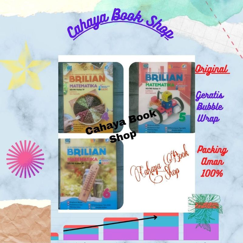 BUKU BRILIAN AKM MATEMATIKA KELAS 4,5,6 SD/MI GRAFINDO