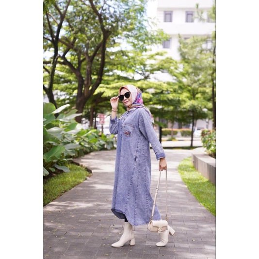 TUNIK GYL / LONG TUNIK JEANS / TUNIK JUMBO / GYL authentic