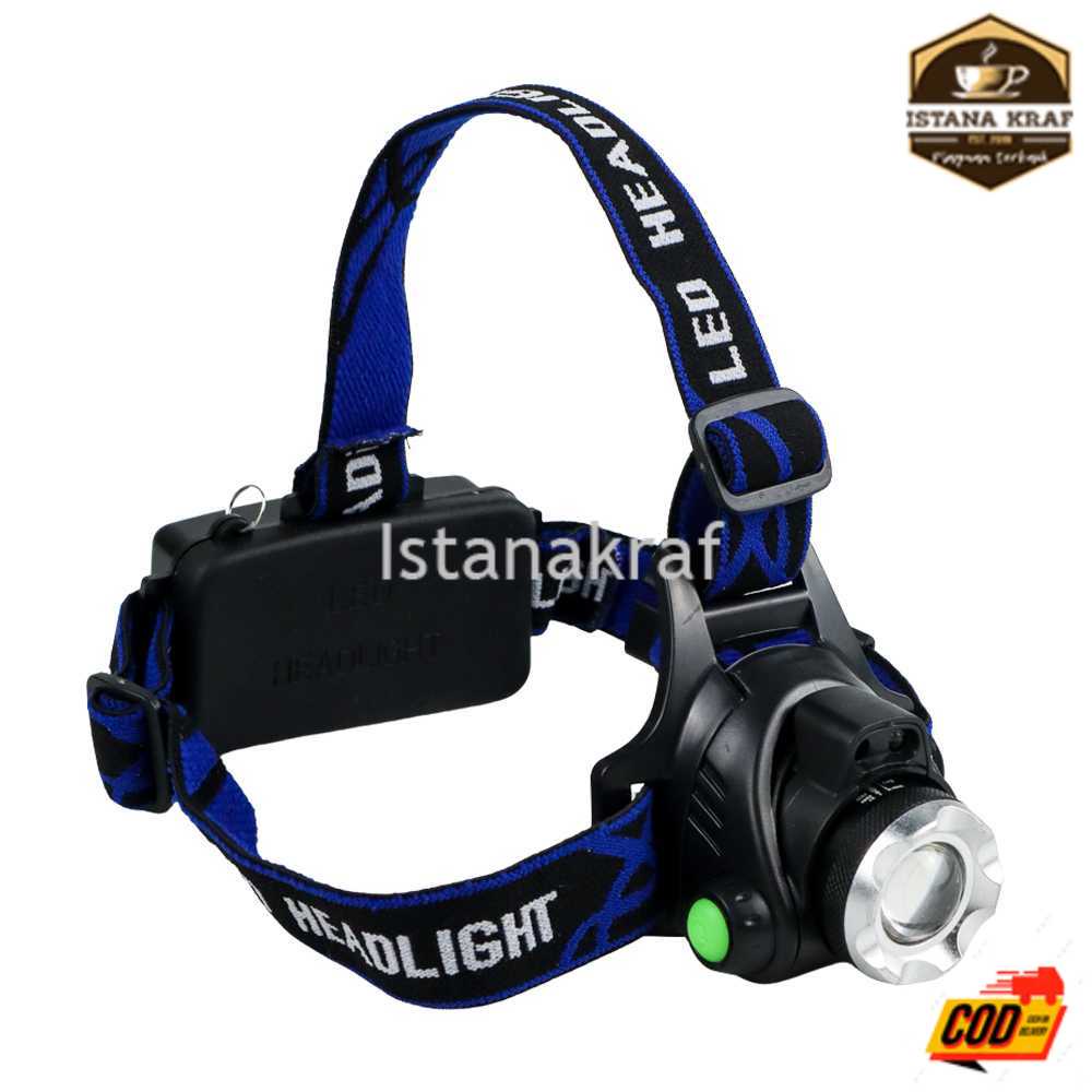 TaffLED Senter Headlamp 1 LED Cree XM-L T6 3000 Lumens - AHT404