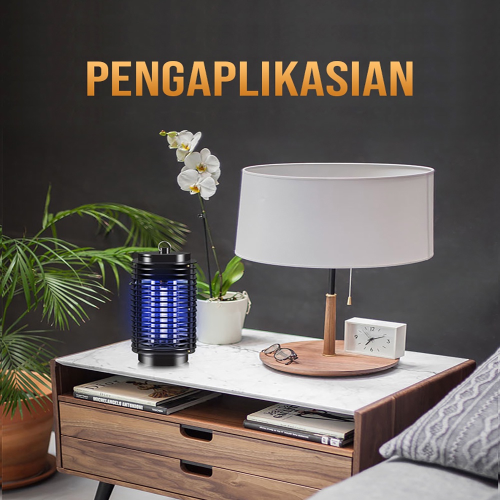 Mosquito Killer Lampu B10 LED Perangkap Pembasmi Nyamuk Alat Pembunuh Nyamuk &amp; Serangga Insect