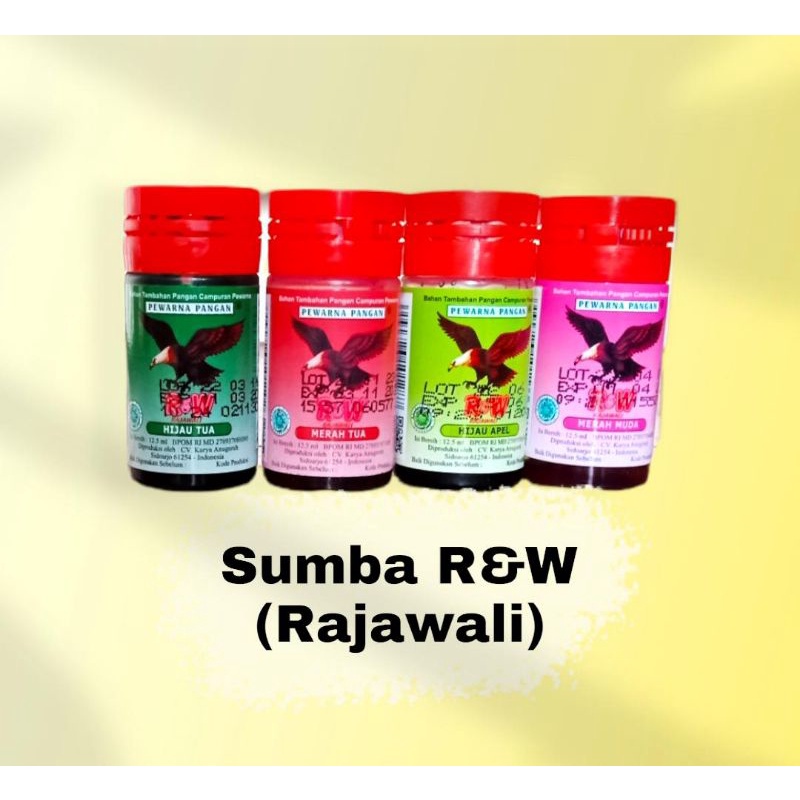 

Sumba/Pewarna makanan/Sumbo Rajawali R&W