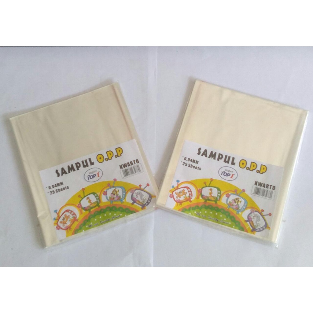 

Sampul Buku OPP Plastik Isi 25
