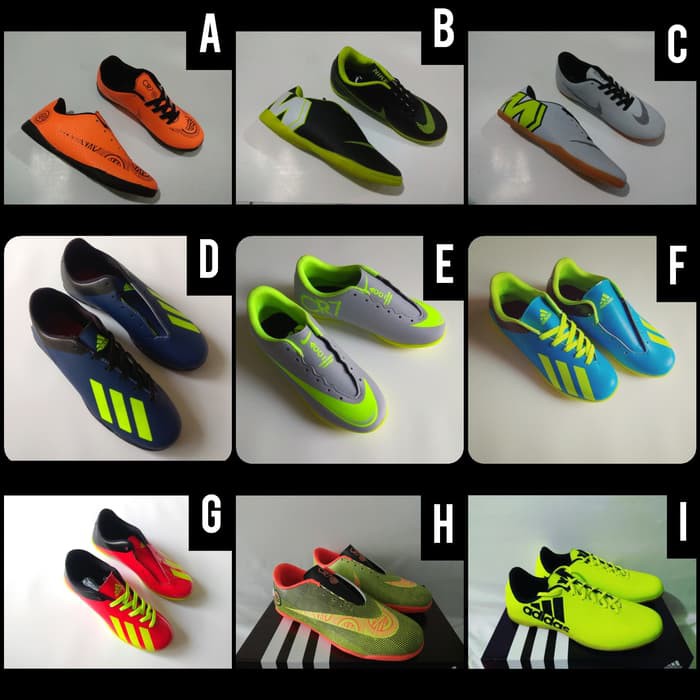 sepatu futsal anak komponen upper
