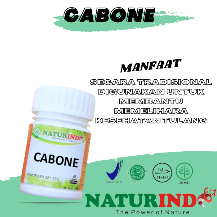 CABONE(40 kpsl) Obat kalsium tulang Vitamin Tulang Menutrisi Tulang | Vitamin + Kalsium