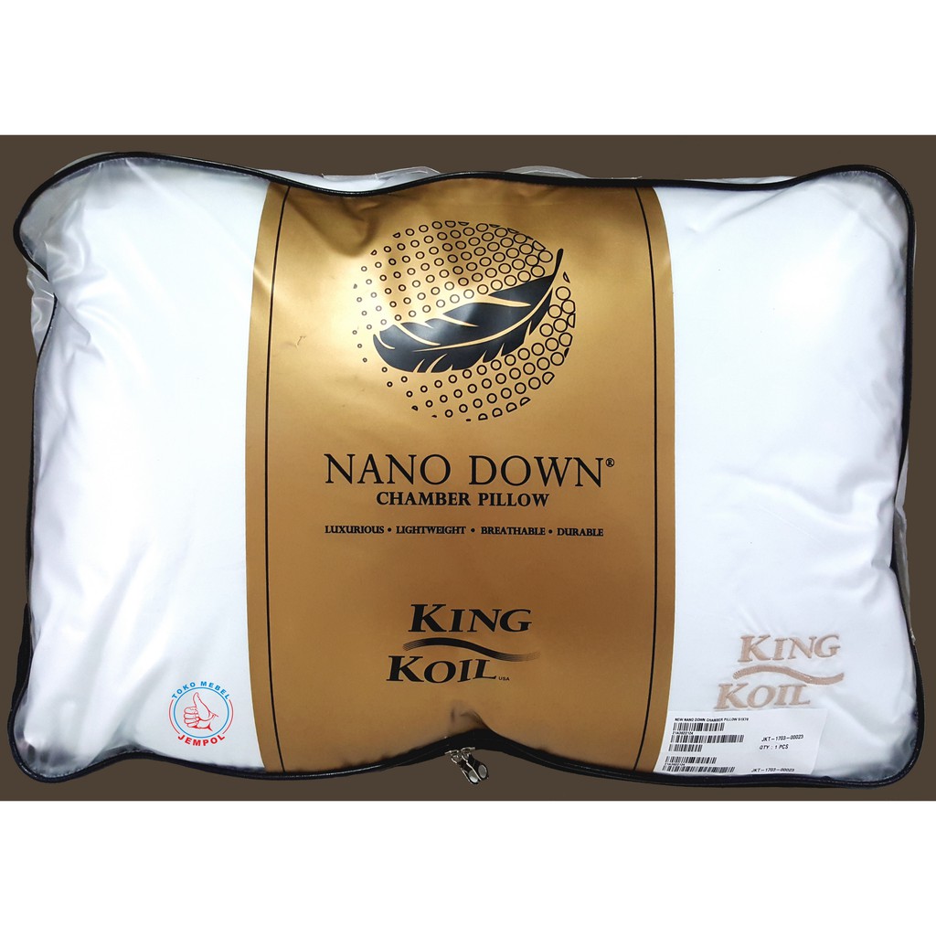 Bantal Kepala Nano Down King Koil / KINGKOIL (Bulu Angsa ...