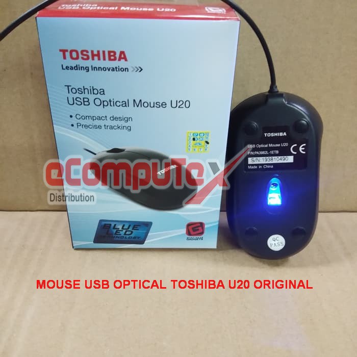 MOUSE USB OPTICAL TOSHIBA U20 DAN U55 ORIGINAL