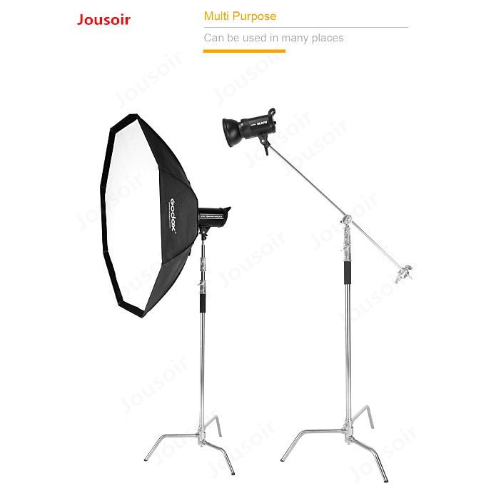 Light Stand Tripod Studio 130 cm with Arm - CD-50