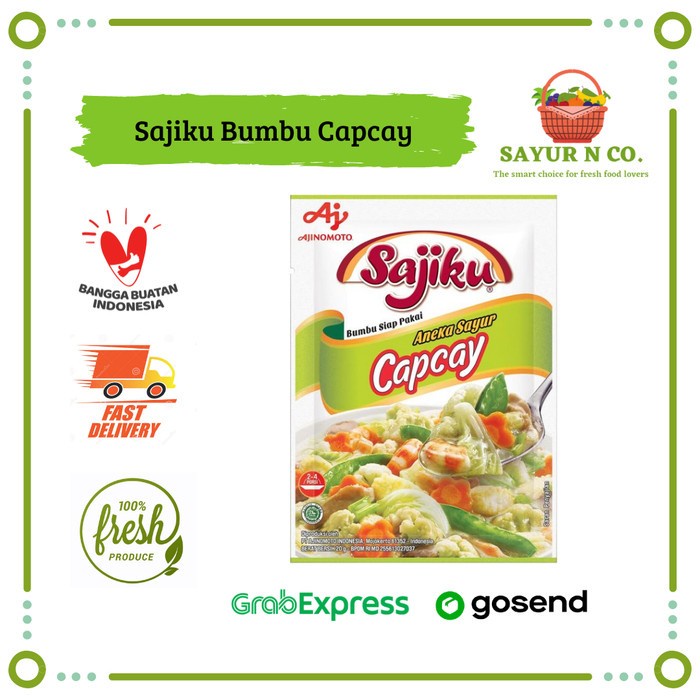 

Sajiku Bumbu Capcay 20gr | Sayur N Co Bekasi