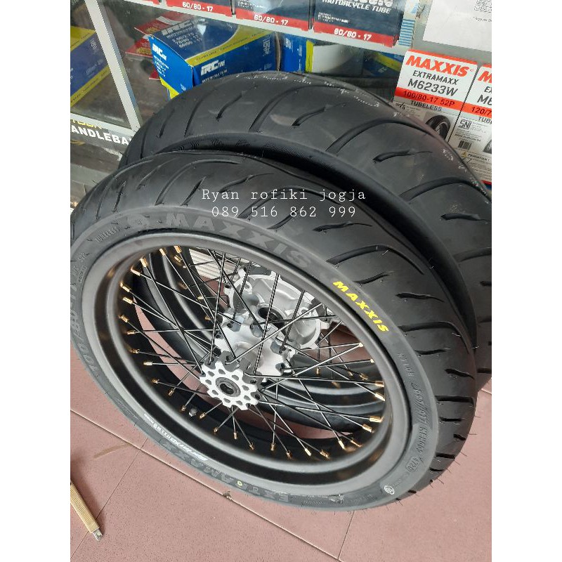 paket supermoto honda crf hitam hitam silver