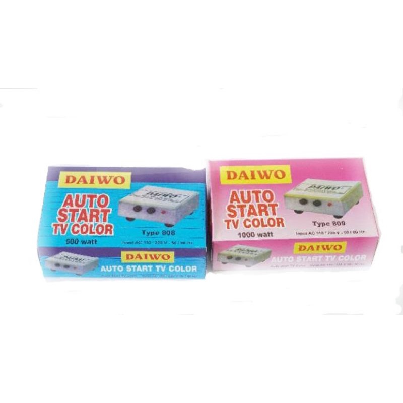Auto start daiwo 500watt / 1000watt TV color anti jeglek penghemat listrik