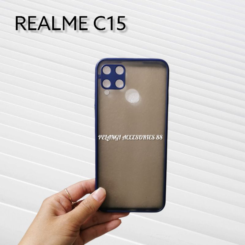 CASE REALME C15 SOFTCASE CASE DOVE CASE FULL COLOUR