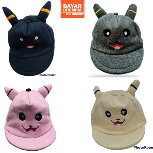 Topi Pikachu Anak / Balita Usia 1-3 Tahun Laki Perempuan