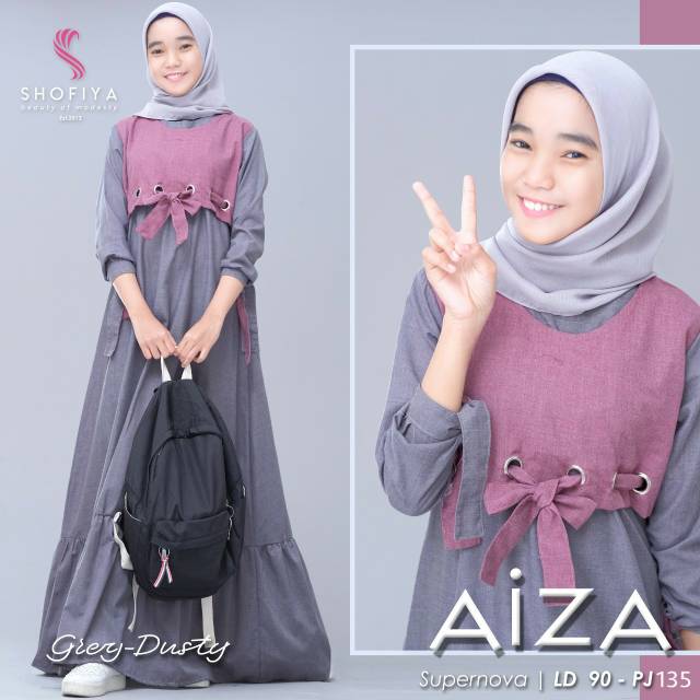 Aiza dress casual buat remaja ori by Shofiya