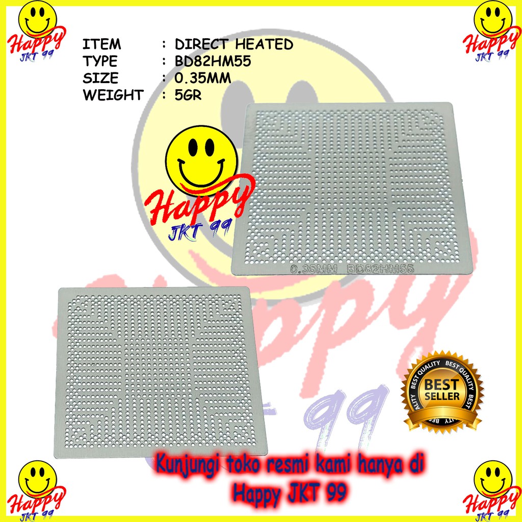 [ HAPPY JKT 99 ] DIRECT HEATED STENCIL DH BD82HM55 BD82HM57 HM55 HM57