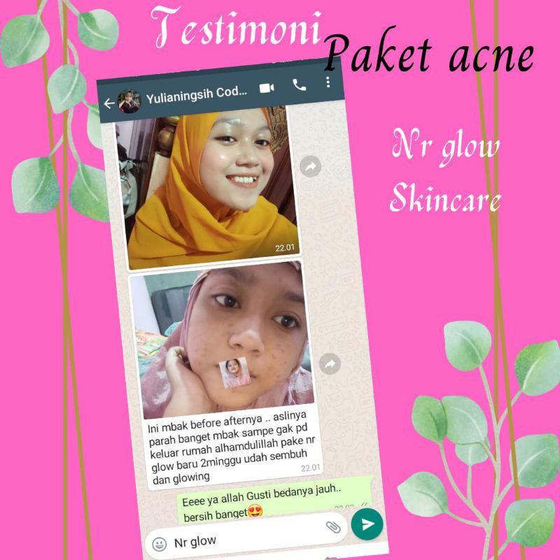 PAKET SKINCARE/PELICIN PEMUTIH WAJAH NRGLOW  PUTIH CEPAT GLOWING