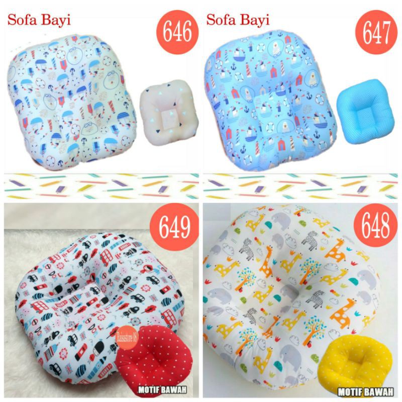 Bantal sofa bayi /dudukan bayi / Sofa bayi NEWBORN Lounger 7