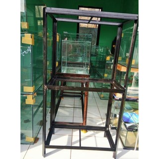 dibeli CUSTOM  RAK  AQUARIUM  UKURAN 60x30x120 3 TINGKAT 