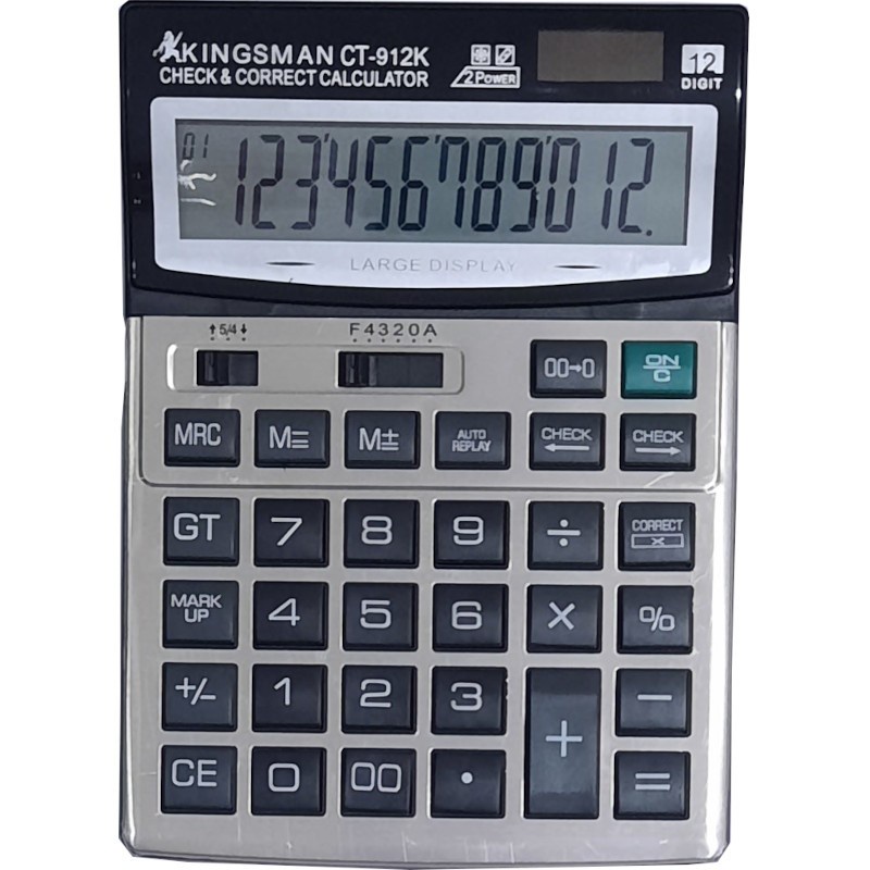 Kalkulator / Calculator Murah Kingsman CT-912K 12 Digit