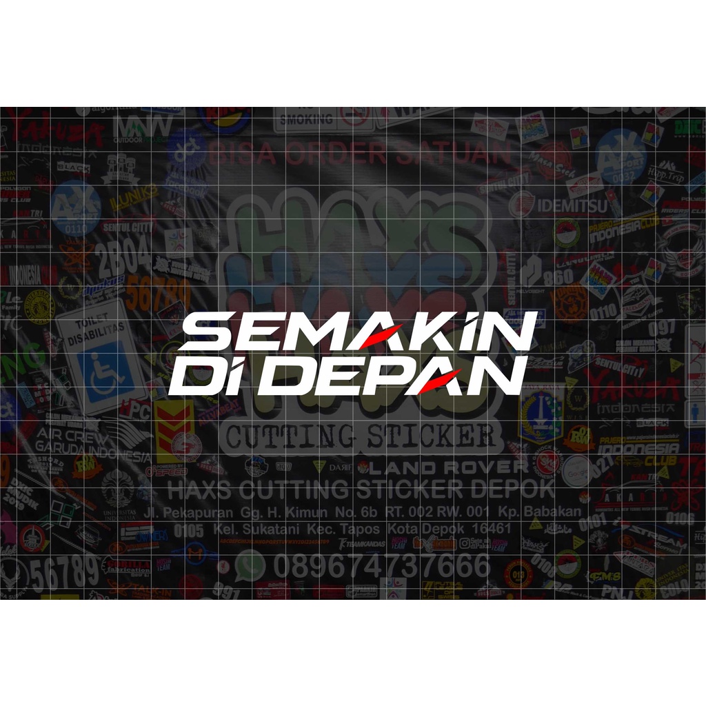 Cutting Sticker Logo Tulisan Yamaha Semakin Didepan Ukuran 11 Cm Untuk Motor Mobil
