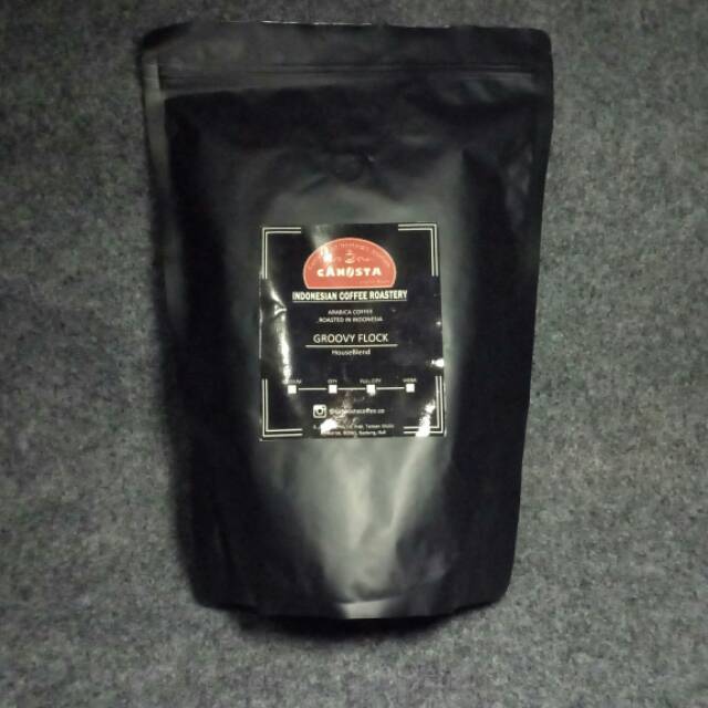 

Kopi / coffee Groovy Flock espresso houseblend 1kg (roasted bean)
