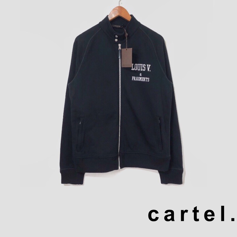 LOUIS VUITTON x FRAGMENT EMBROIDERED HARRINGTON JACKET