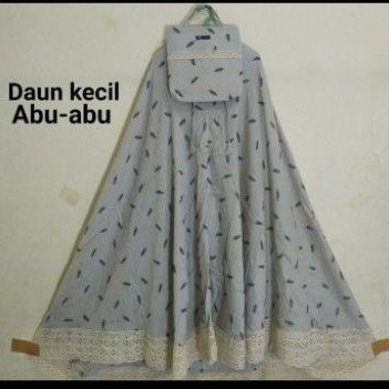 (bisa cod) Mukena Raisa daun kecil