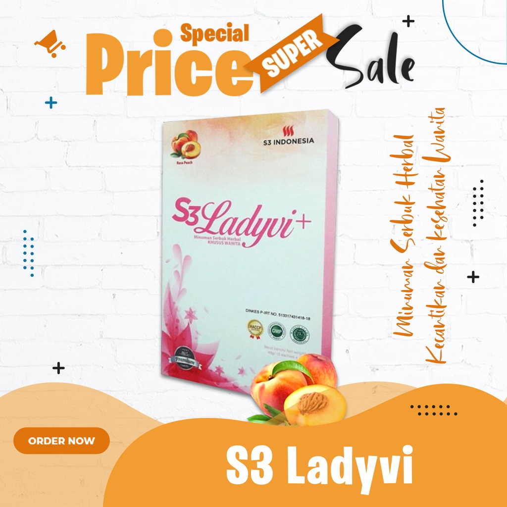 Diskon S3 LADYVI GURAH VAGINA, JAMU VAGINA ISI 15 SACHET