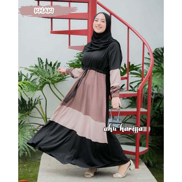 [TERMURAH] Jual gamis ity crepe Murah Bagus Nyaman Bahan Jatuh