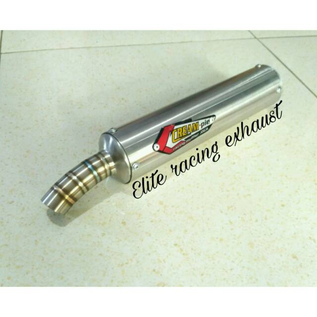 Knalpot racing creampie stainless silincer only