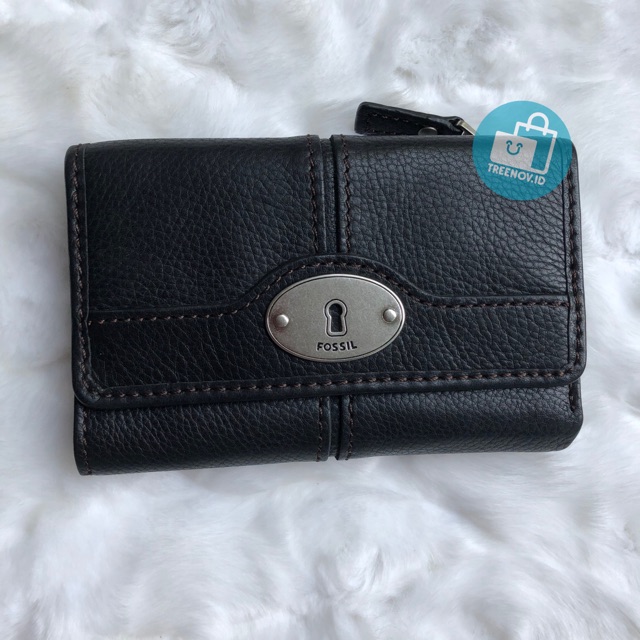 Dompet Fossil / Fossil Maddox Multifunction Wallet - Preloved (Black)