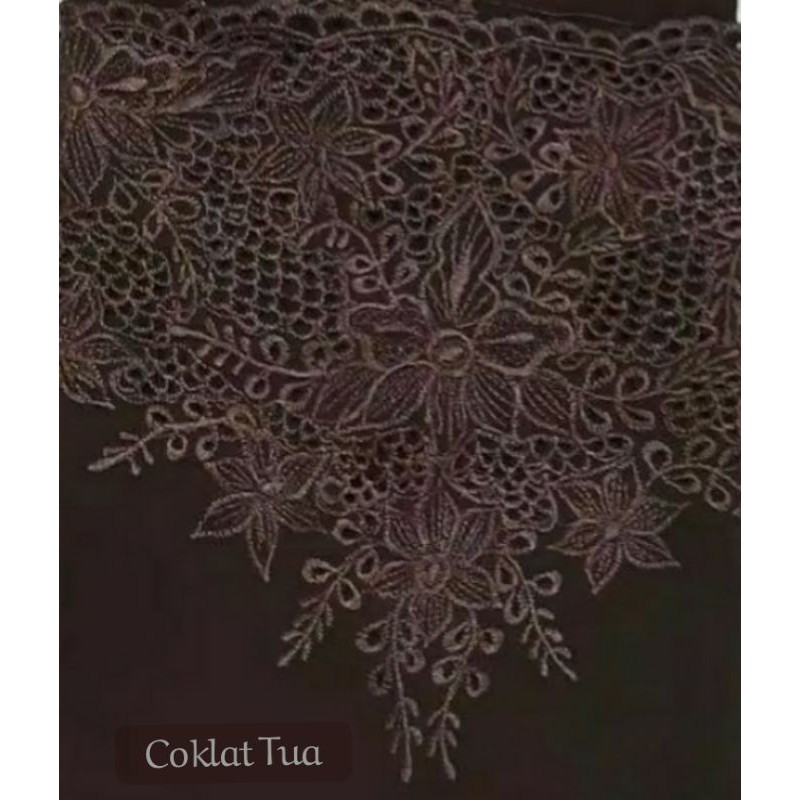 KERUDUNG YENNI WAHID//HIJAB INSTANT HOODIE.(REAL PICT)-Coklat Tua