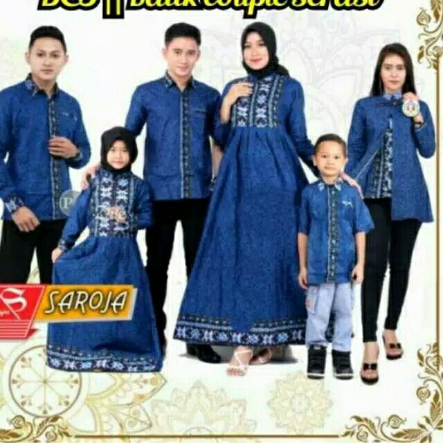 Couple Keluarga Sarimbit Batik Terbaru Terlengkap Nogo Gedhe Saroja Batik Katun Adem Nyaman Murah