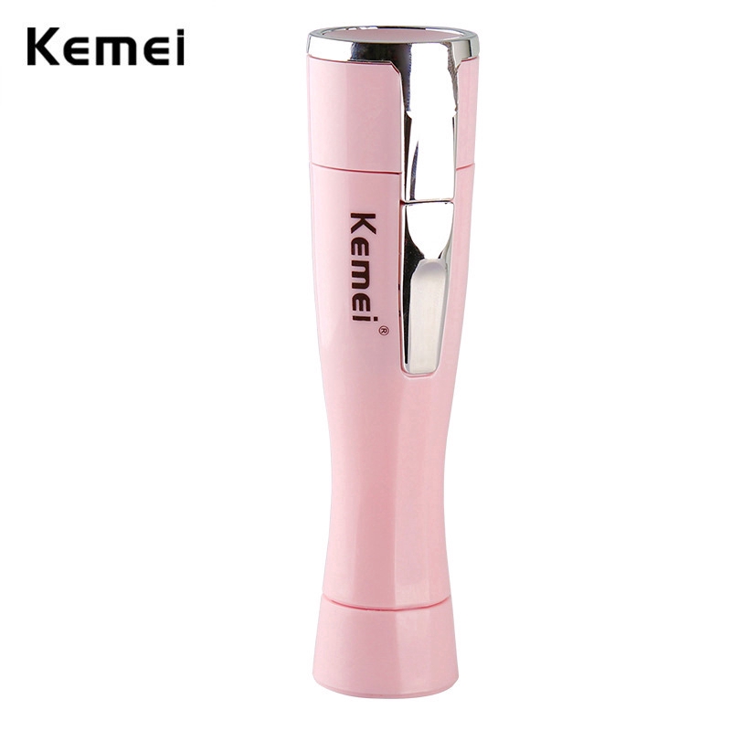

Kemei Perempuan Mesin Cukur Wanita Mini Epilator Lady Hair Removal Bikini Pemangkas Pencabutan