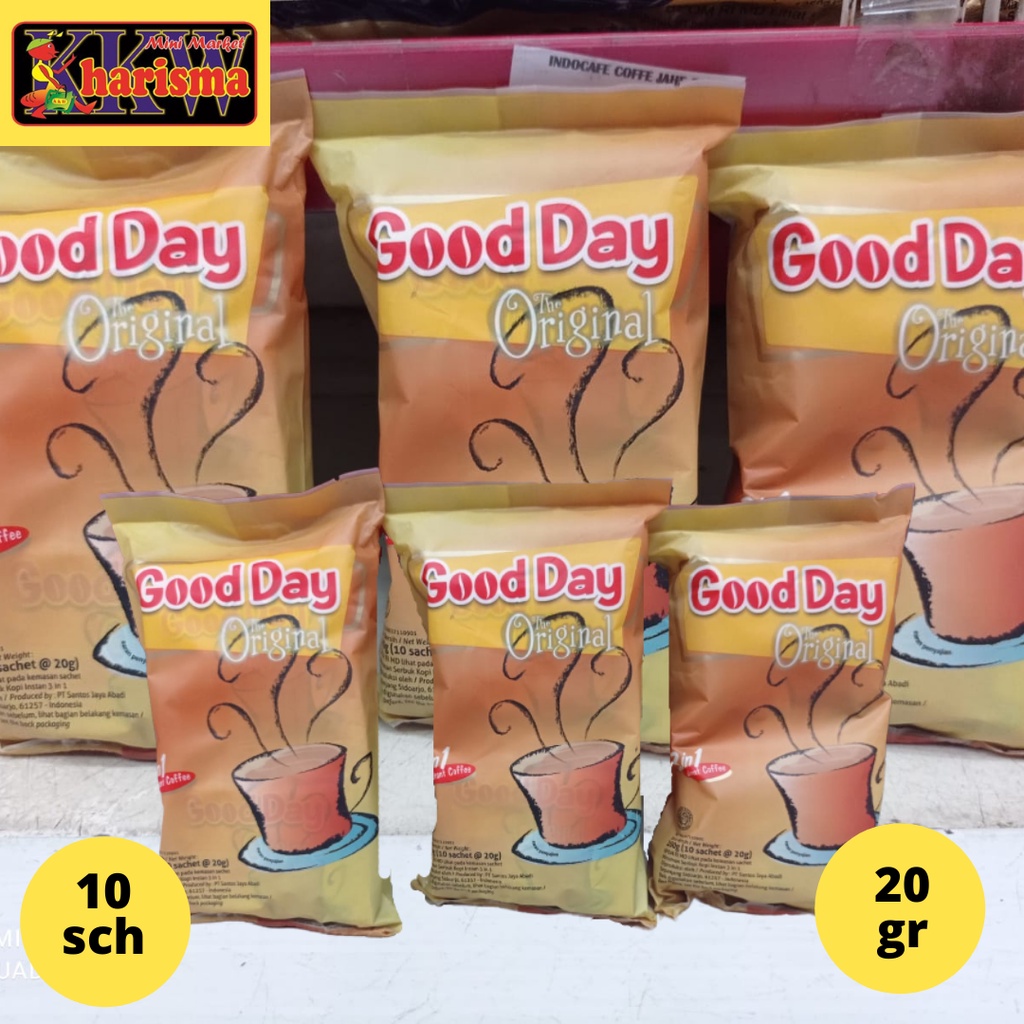 

Good Day Coffe Original Kopi Good Day10 sachet 20gram