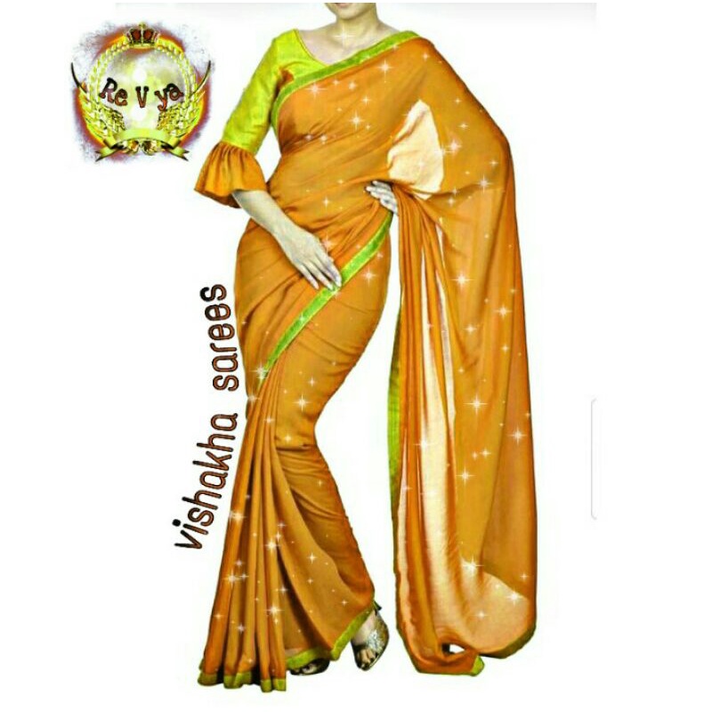 saree India modern set choli