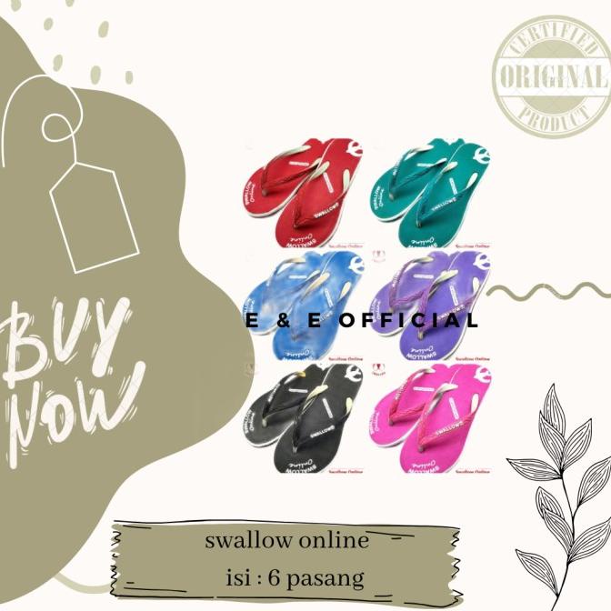 Best Product Sendal Swallow Online / Sandal Wanita / Sendal Jepit Swallow Online - Paling Diminati