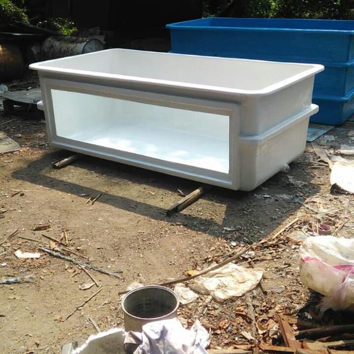 Akuarium Bak Ikan Fiber/Kolam Ikan Uk.200X100X70Cm Kekinian Terlaris