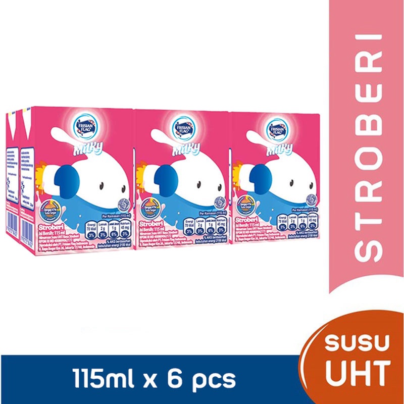 

FRISIAN FLAG UHT Milky Cool Berry 6pcs