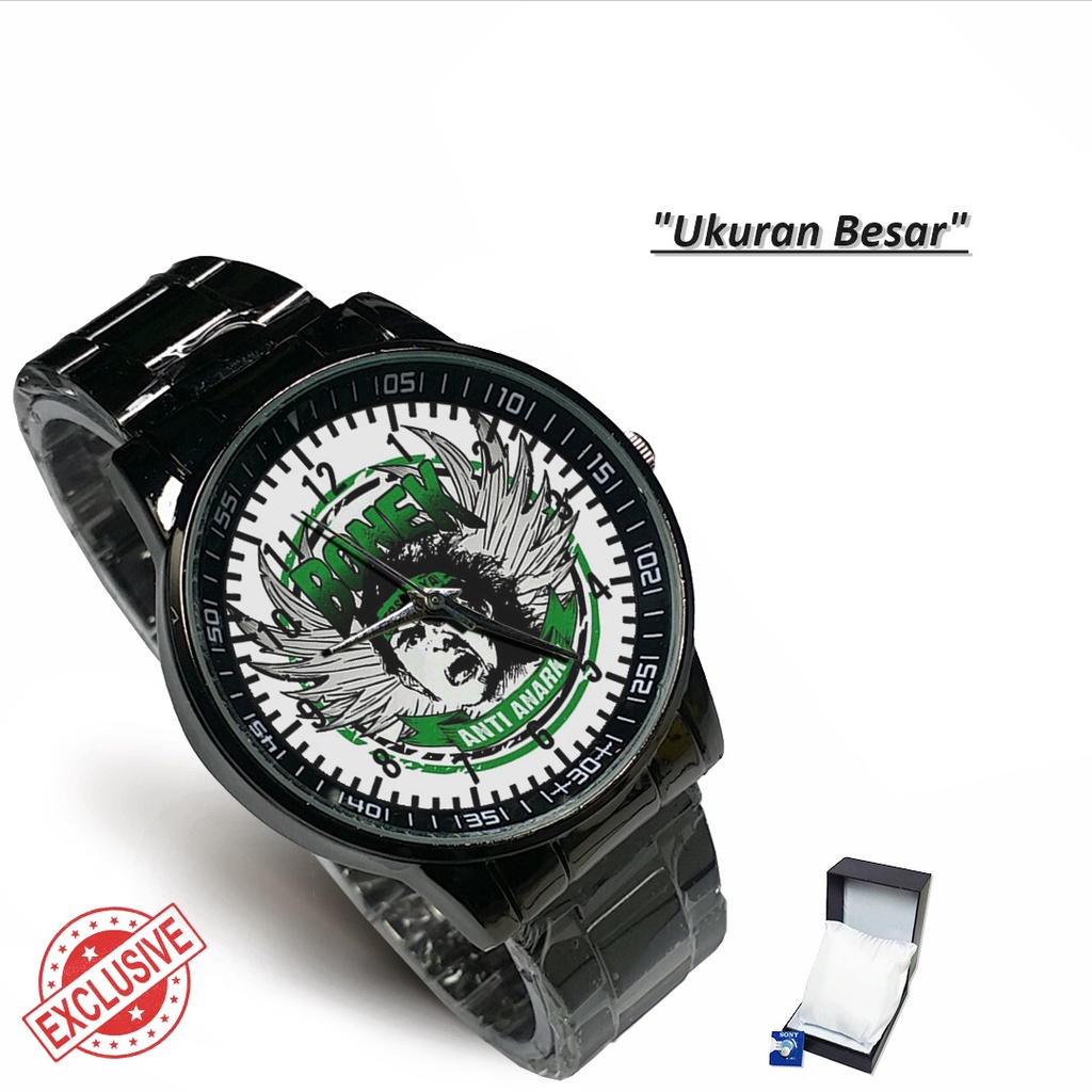 Jam Tangan Rantai Couple BONEK ANTI ANARKI (Awesome)