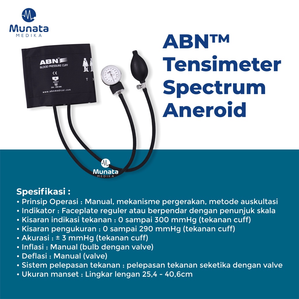 Tensimeter ABN Spectrum Aneroid Atau Tensi ABN