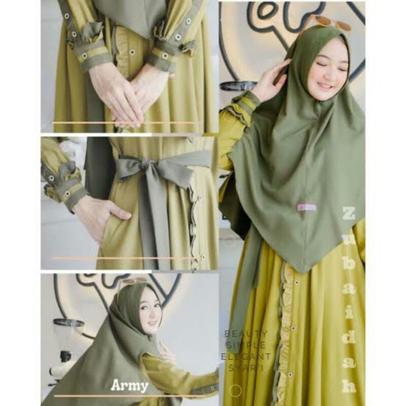 ZUBAIDAH ORI BY LIANAHANS // GAMIS LEBARAN // GAMIS SET LEBARAN